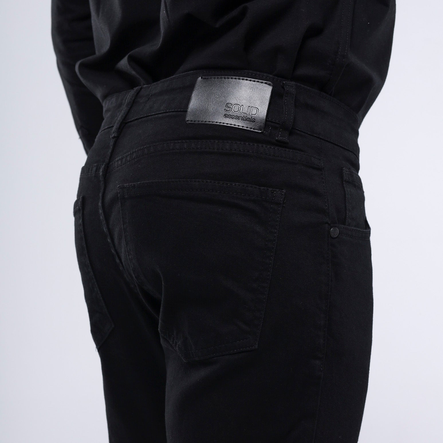 Skinny Fit Flex Jeans in Black