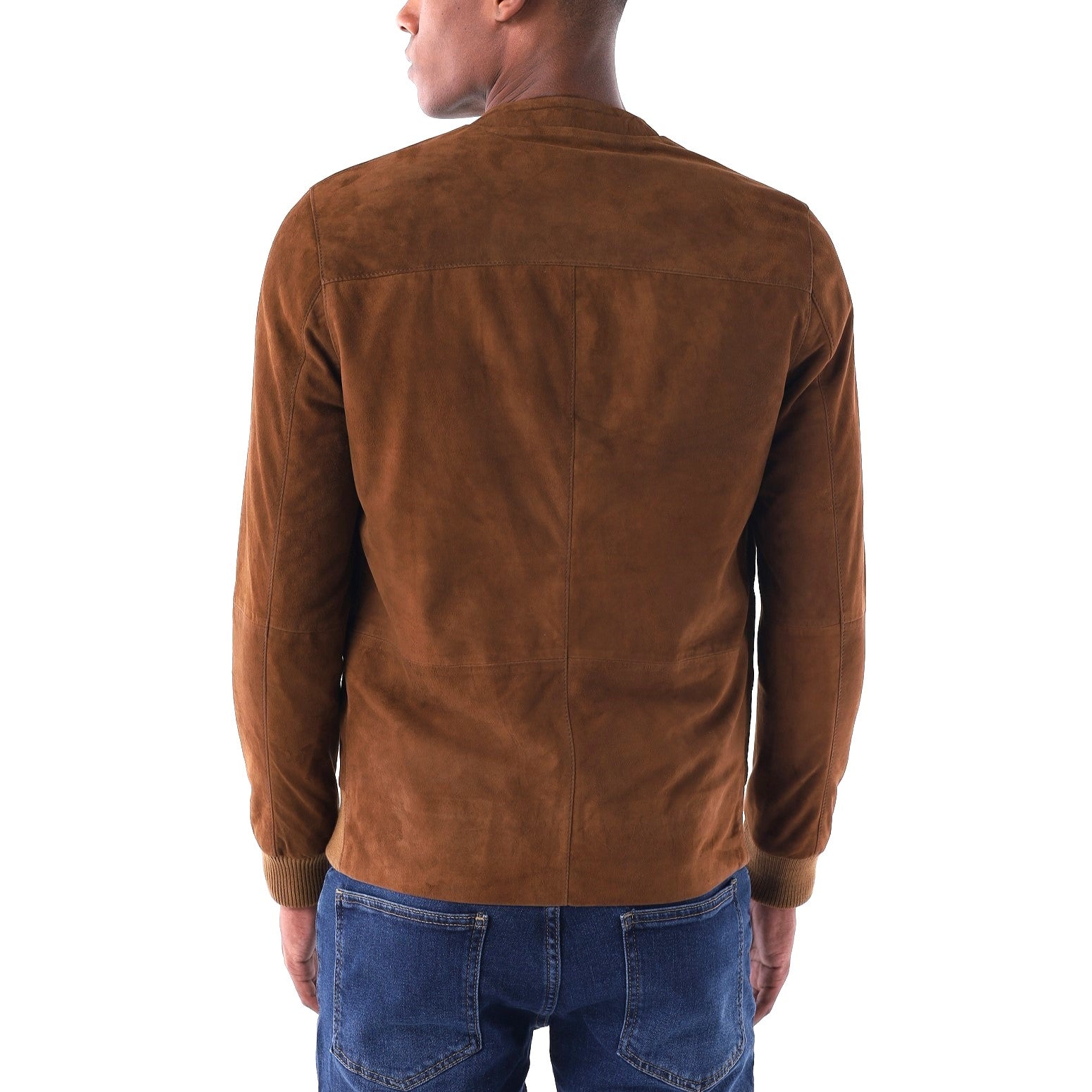 سترة كارديجان - إصدار جلد الماعز السويدي