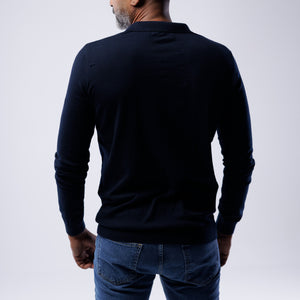 Cotton Polo Sweatshirt