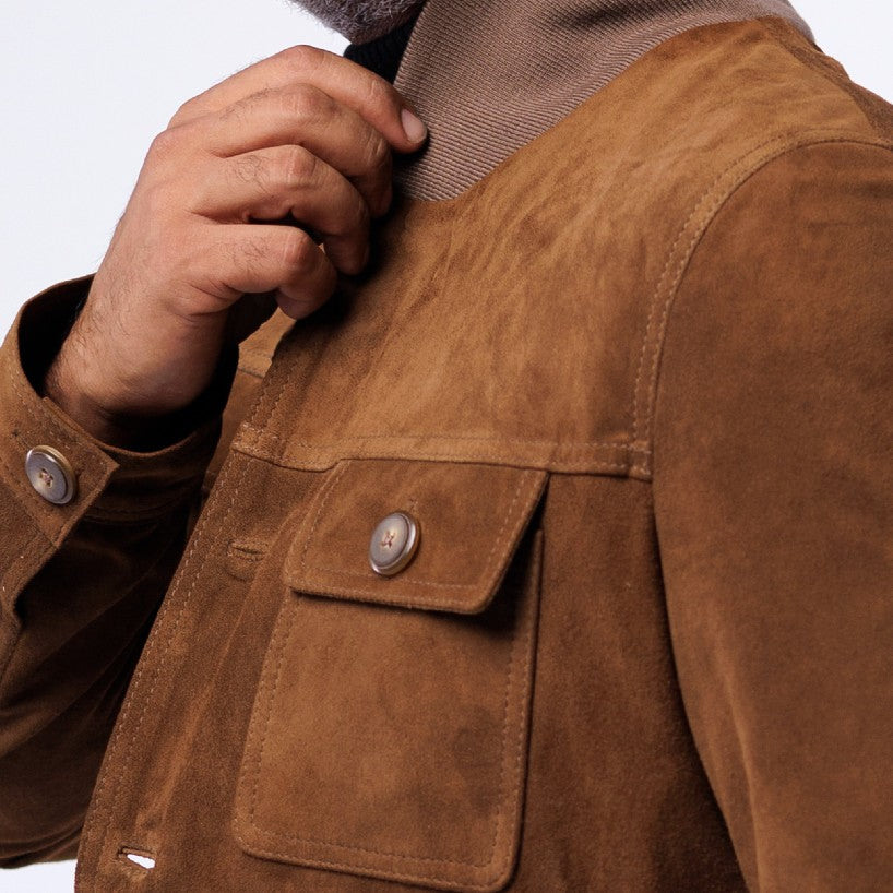 جاكيت مراكش - إصدار جلد سويدي