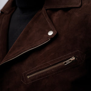 GOAT SUEDE MOTORCYCLE JACKET