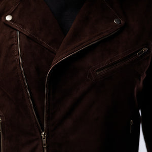 Goat Suede Motorcycle Jacket