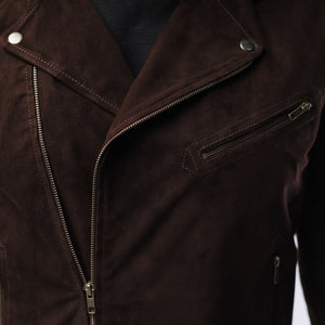 GOAT SUEDE MOTORCYCLE JACKET