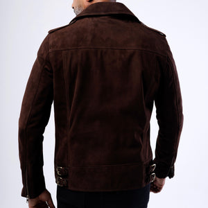 Goat Suede Motorcycle Jacket