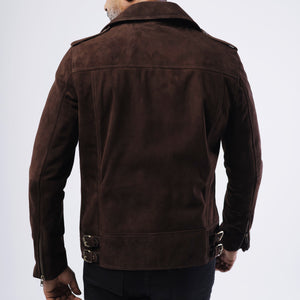 GOAT SUEDE MOTORCYCLE JACKET