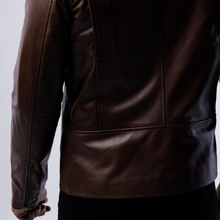 Load image into Gallery viewer, COW LEATHER BLOUSON JACKET
