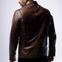 Load image into Gallery viewer, COW LEATHER BLOUSON JACKET
