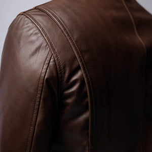 COW LEATHER BLOUSON JACKET