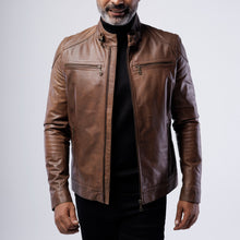 Load image into Gallery viewer, COW LEATHER ANTIQUE JACKET
