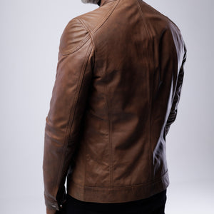 COW LEATHER ANTIQUE JACKET