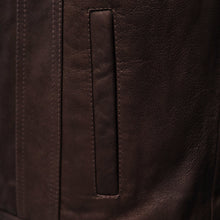 Load image into Gallery viewer, LAMB LEATHER RUGGED TRUCKER JACKET
