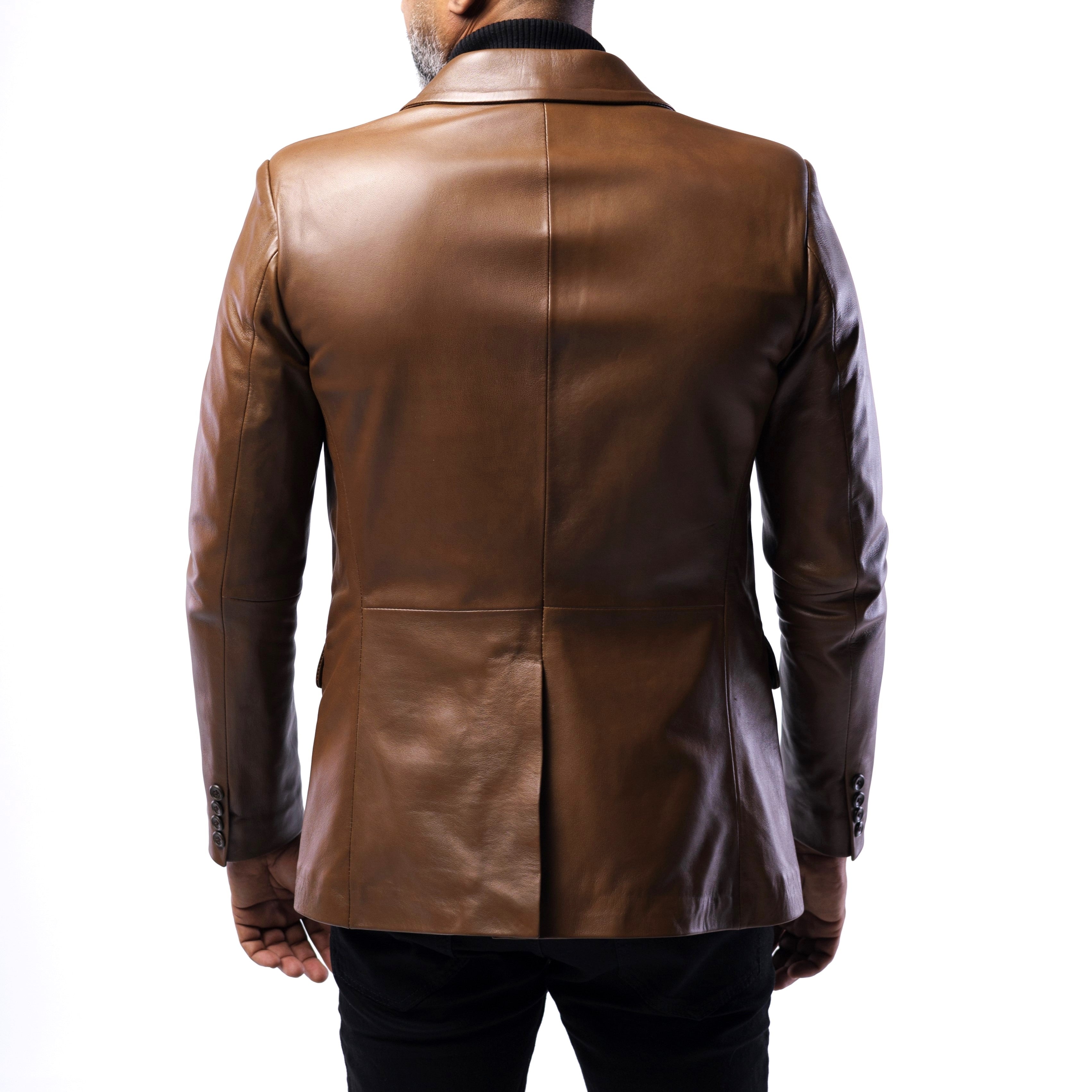 The Slim Leather Blazer - Lambskin Edition