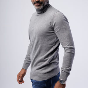 TURTLENECK COTTON PULLOVER