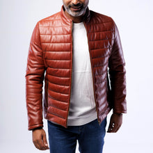 Load image into Gallery viewer, Lambskin Puffer Jacket
