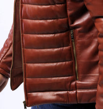 Load image into Gallery viewer, Lambskin Puffer Jacket
