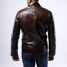 Load image into Gallery viewer, LAMB LEATHER CLASSIC COLLAR JACKET
