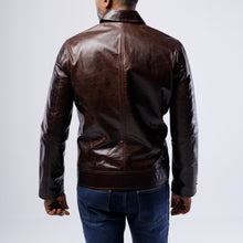 Load image into Gallery viewer, LAMB LEATHER CLASSIC COLLAR JACKET
