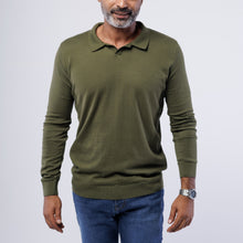 Load image into Gallery viewer, Cotton Polo Sweatshirt
