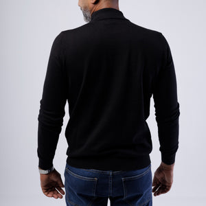 HIGH NECK COTTON PULLOVER