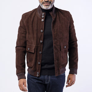 GOAT SUEDE PILOT JACKET