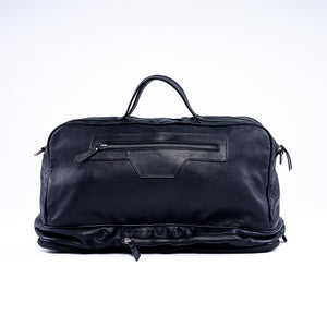 Calf Leather Duffle Bag - Black