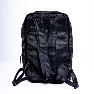 Calf Leather Duffle Bag - Black