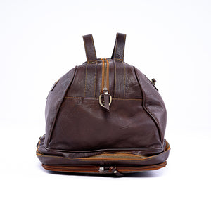 Calf Leather Duffle Bag - Brown