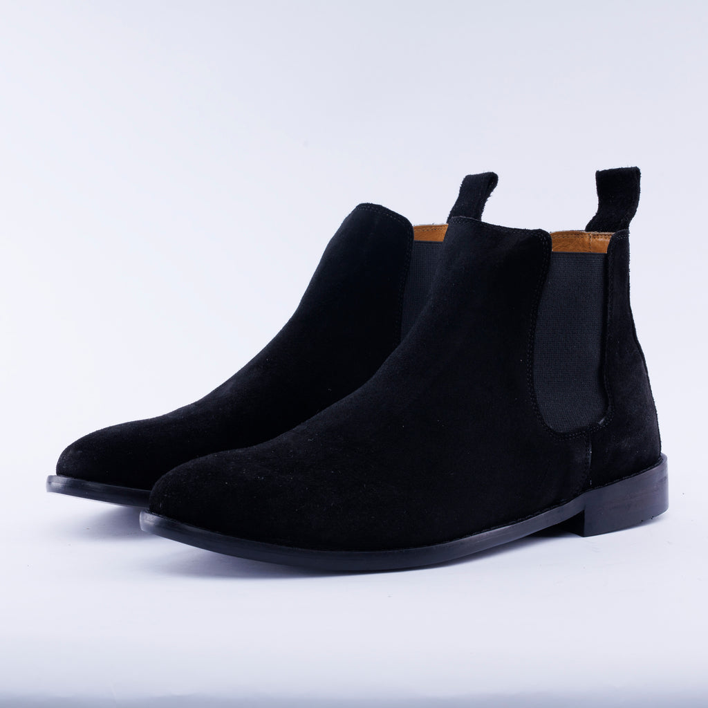 Calf Suede Chelsea Boots