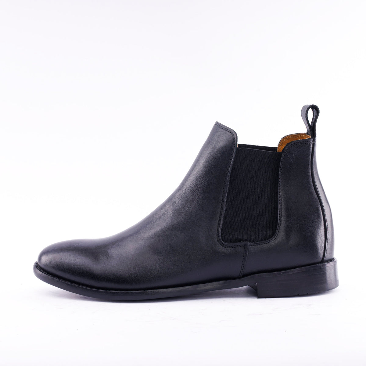 Calfskin Leather Chelsea Boot