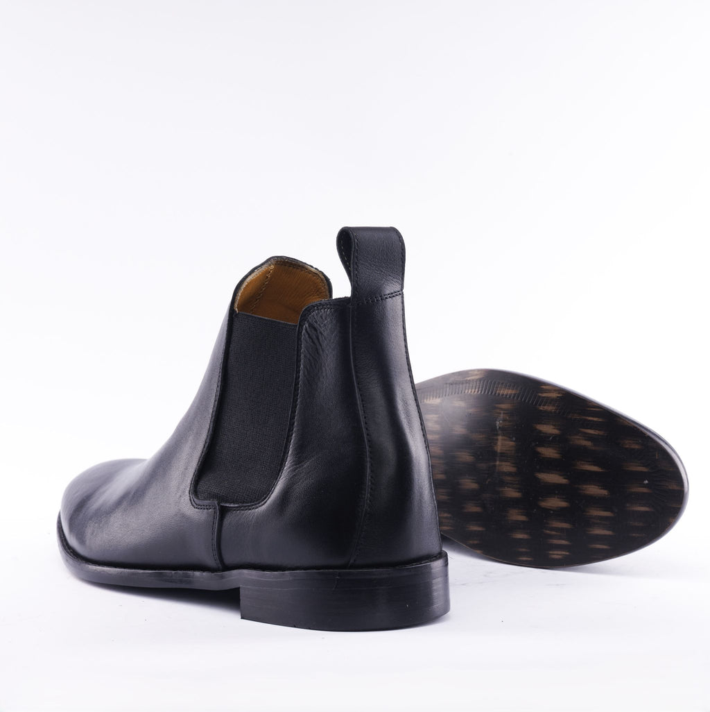 Calfskin Leather Chelsea Boot