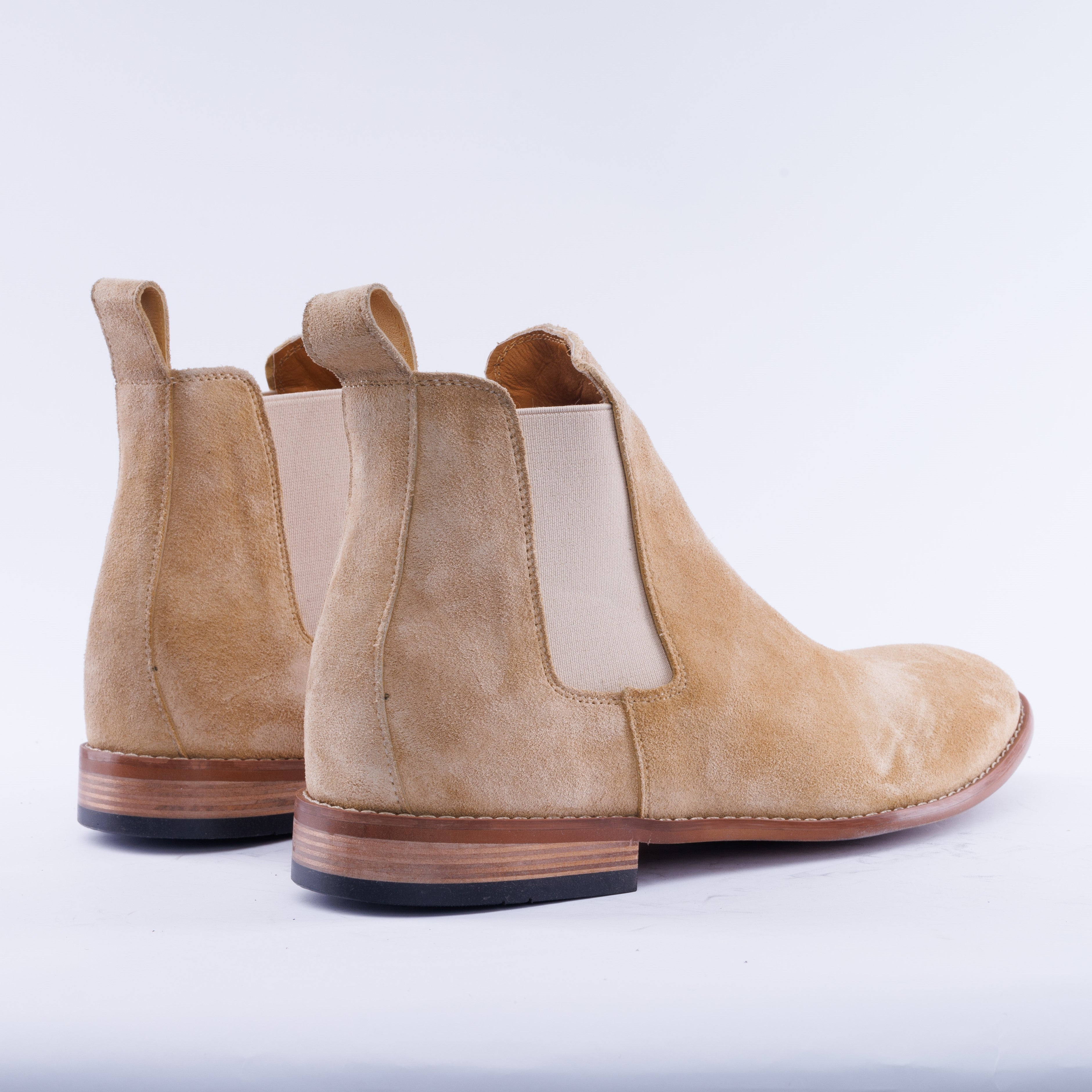 Calf Suede Chelsea Boots