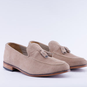 Luxe Calf Suede Tassel Loafers