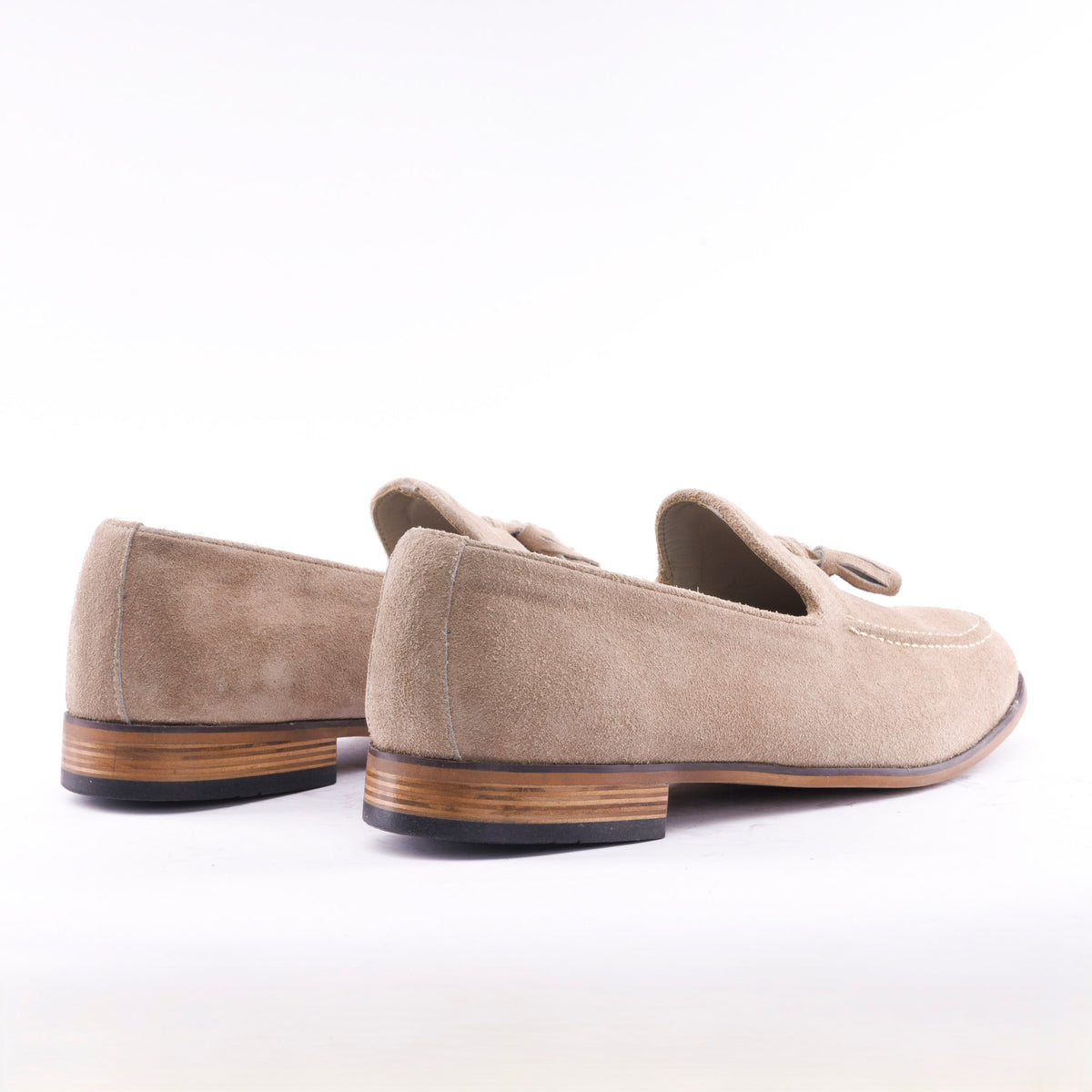 Calfskin Suede Tassel Loafers