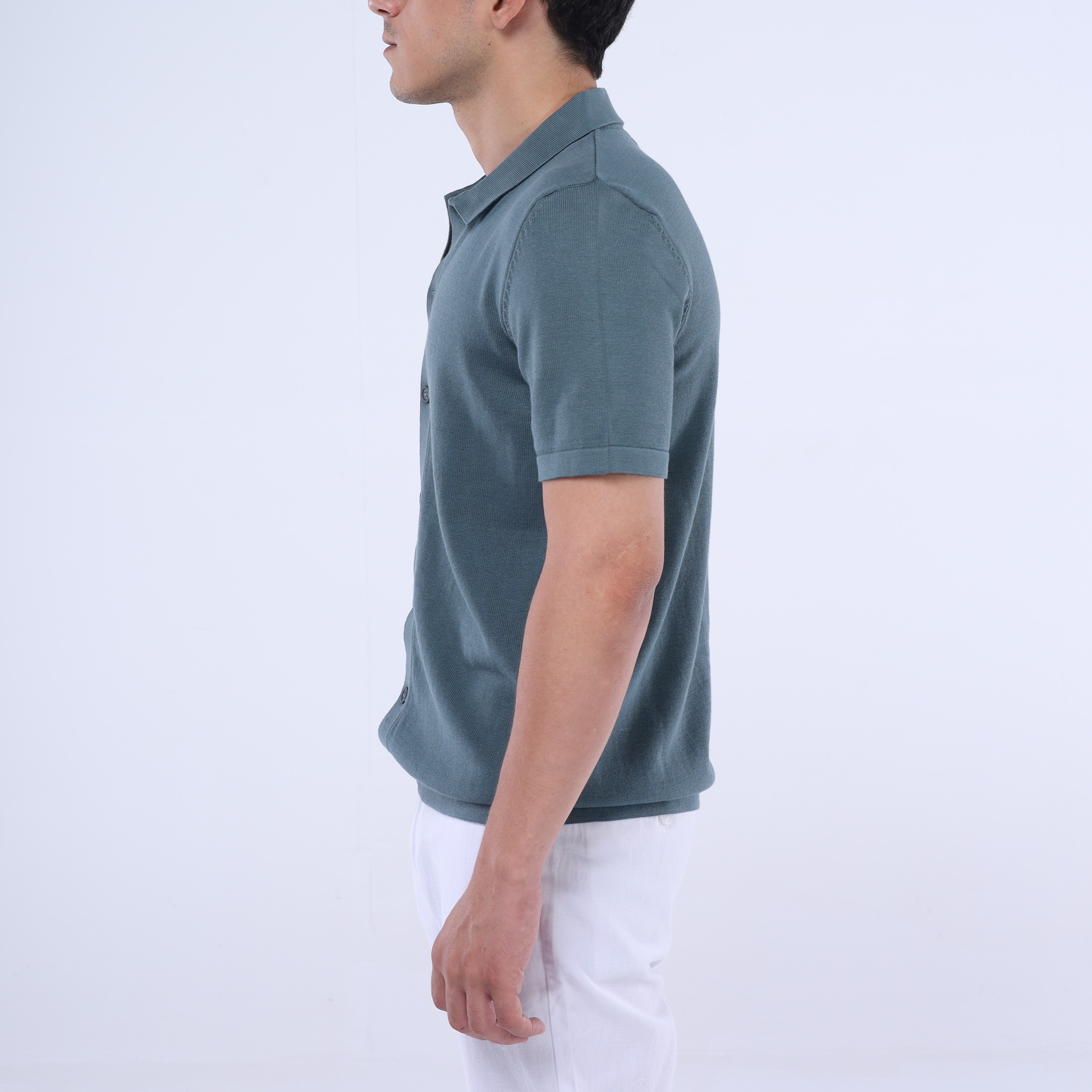قميص Knit-Layer™ بأكمام قصيرة