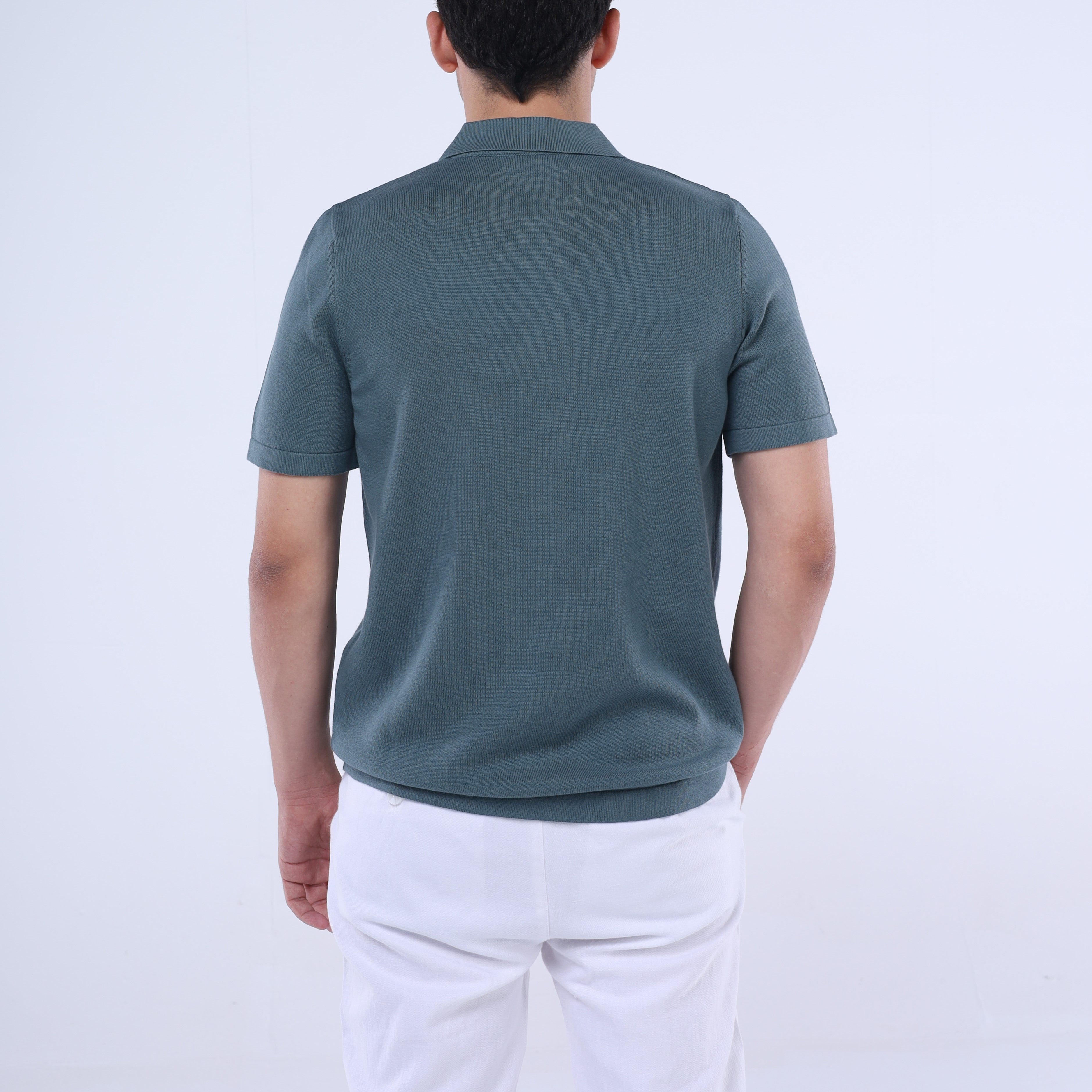 قميص Knit-Layer™ بأكمام قصيرة