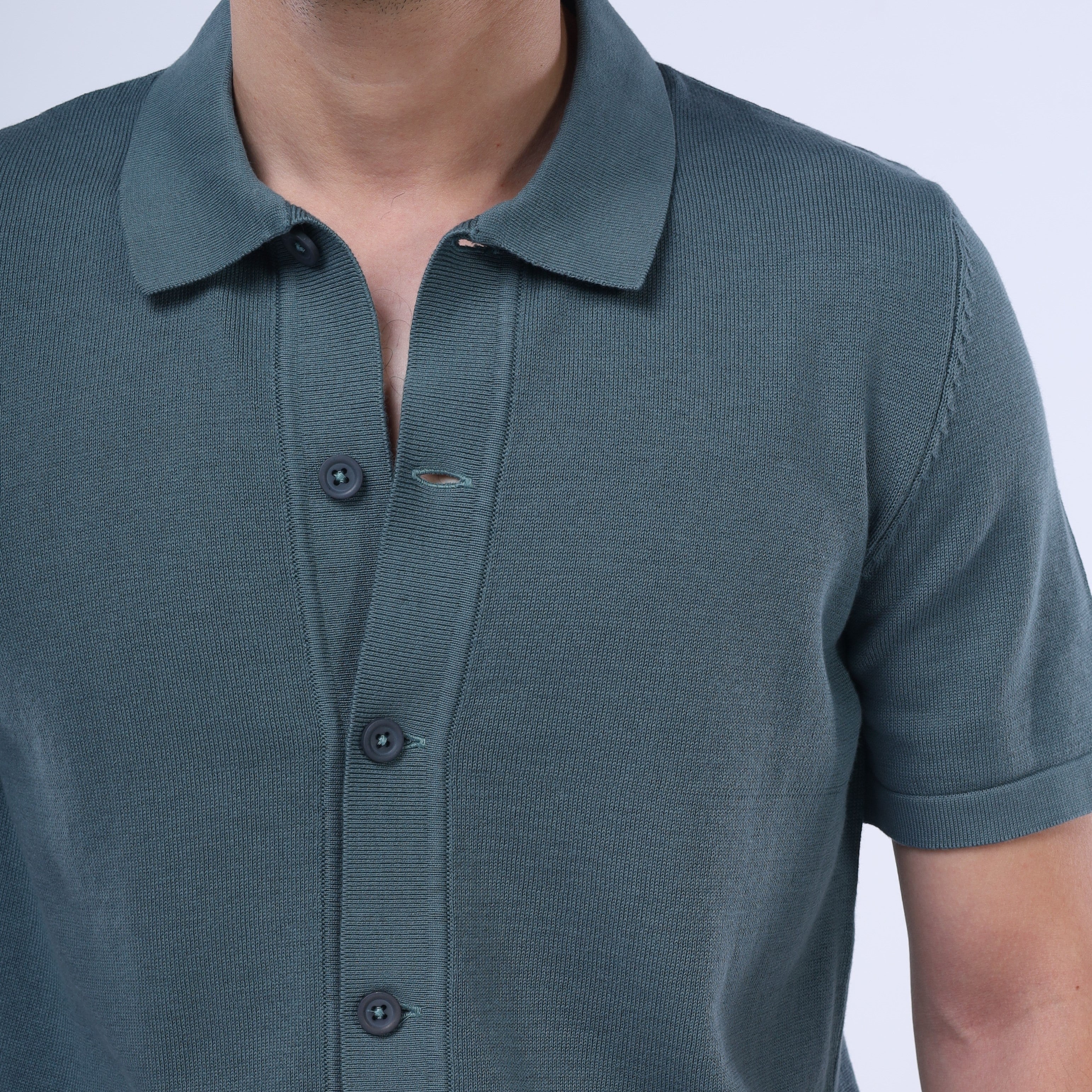 قميص Knit-Layer™ بأكمام قصيرة
