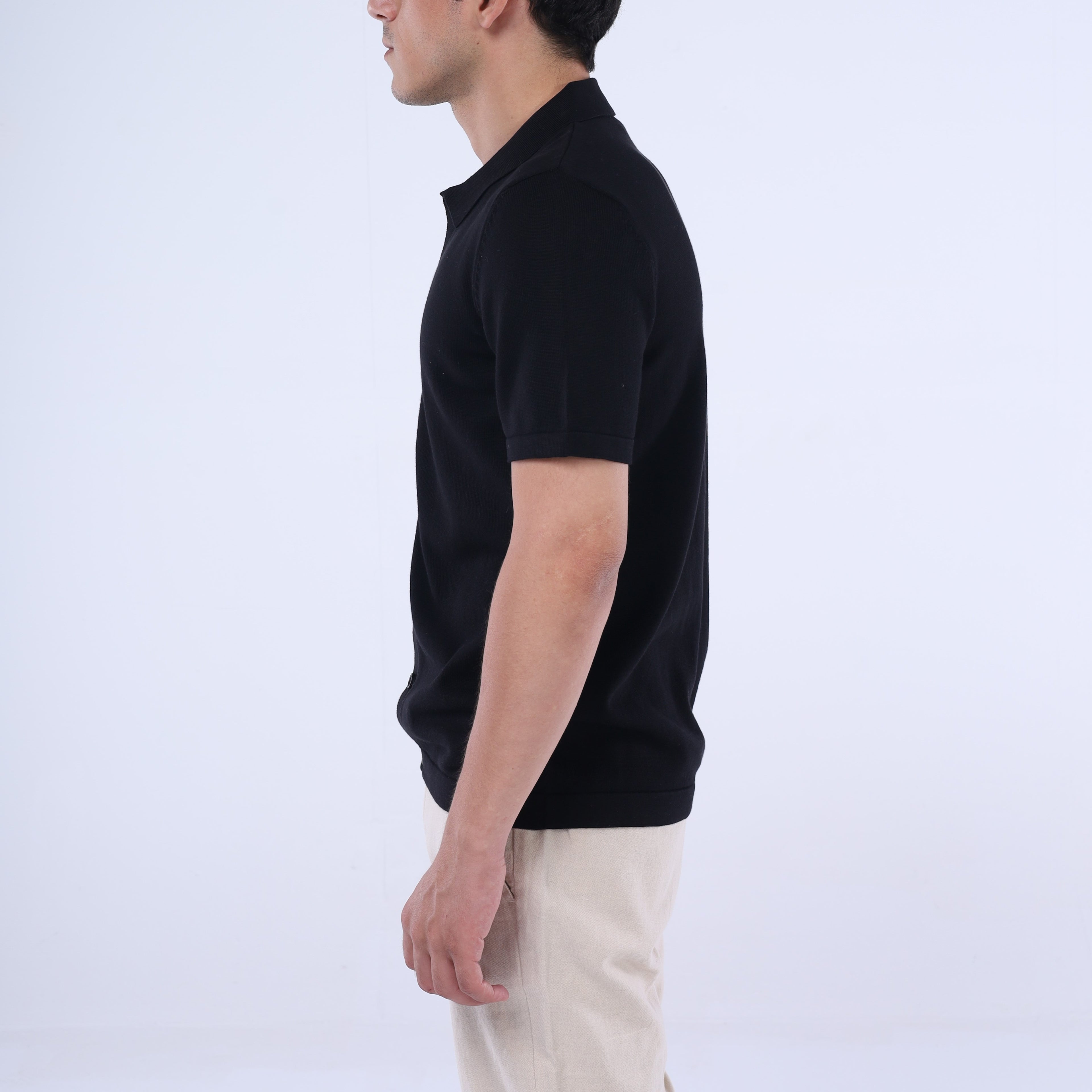 قميص Knit-Layer™ بأكمام قصيرة