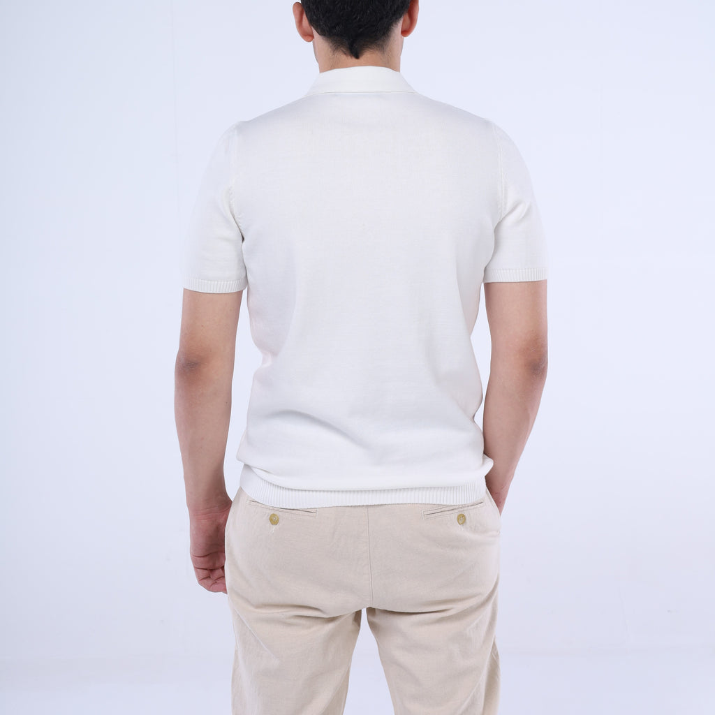 Cotton Seamless Knit Polo