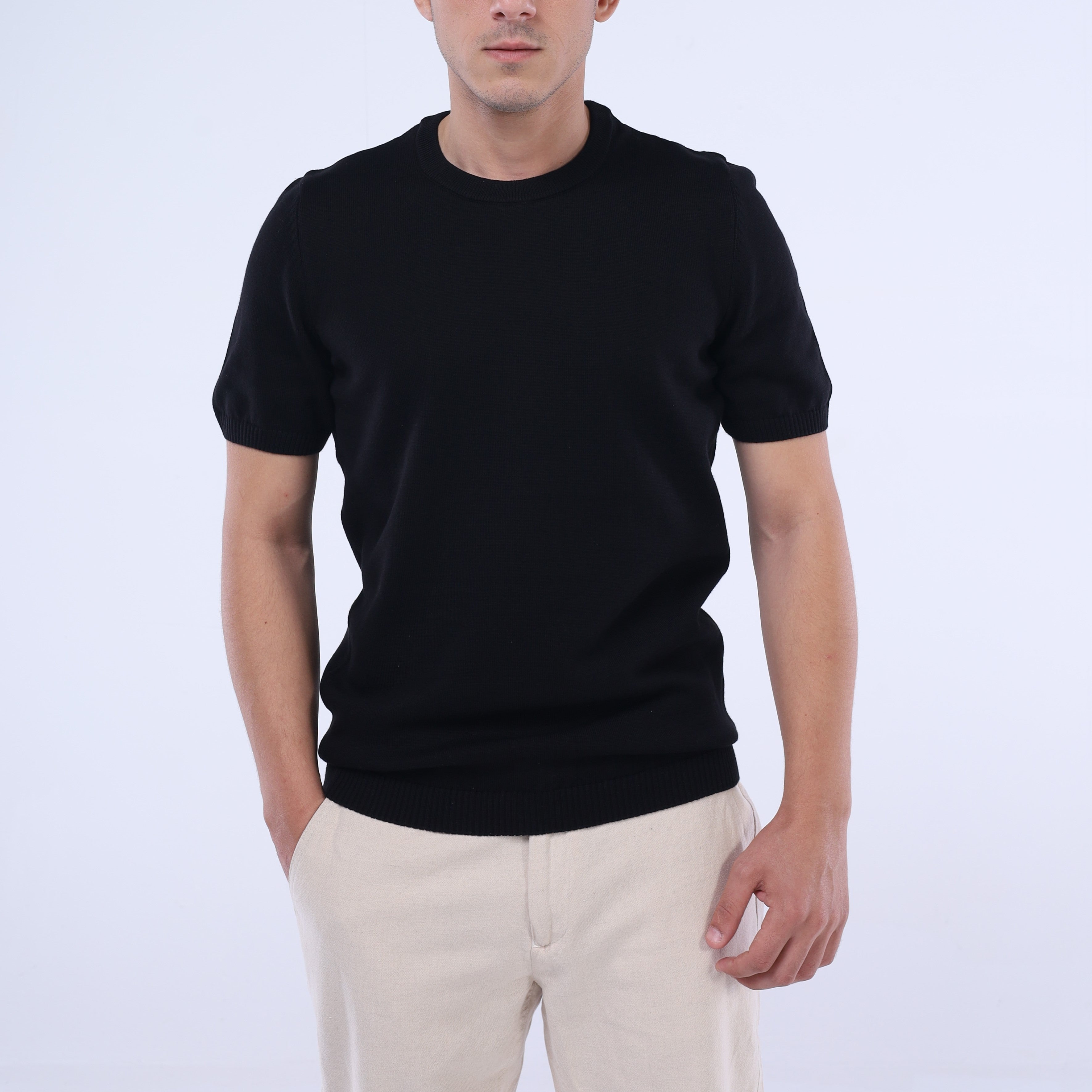 تي شيرت CloudKnit Crew من SOLID Essentials