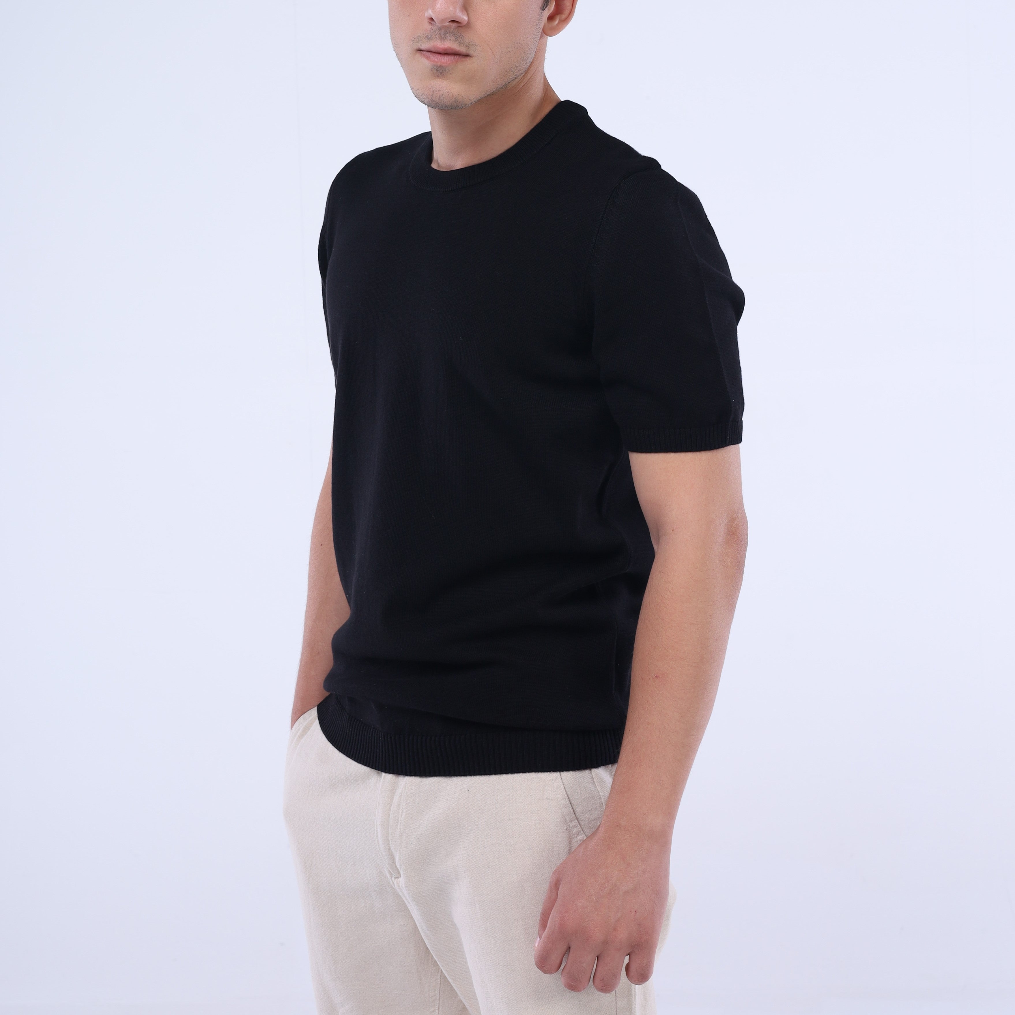 تي شيرت CloudKnit Crew من SOLID Essentials