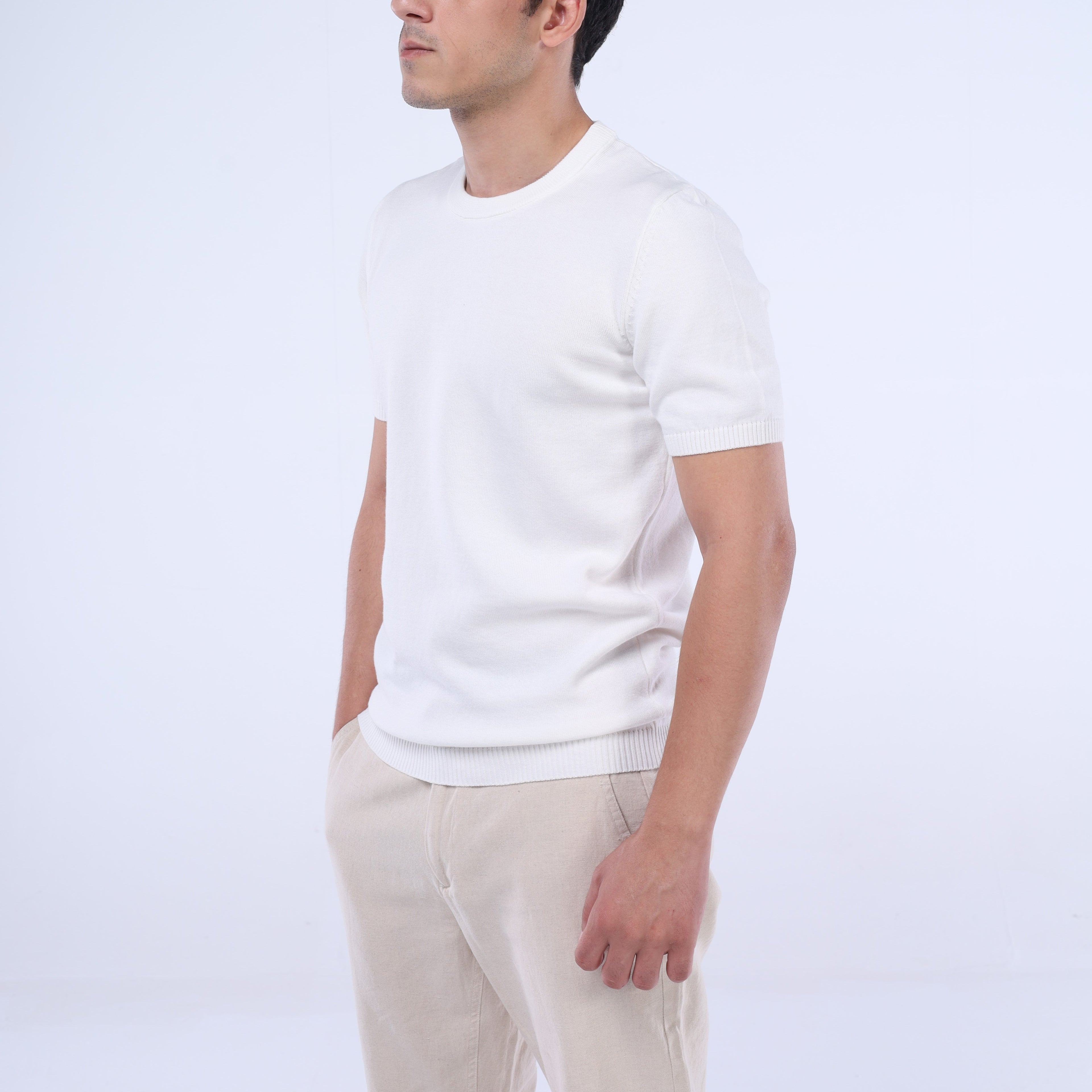 تي شيرت CloudKnit Crew من SOLID Essentials