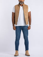 Load image into Gallery viewer, GOAT SUEDE PUFFER VEST
