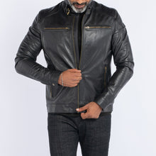 Load image into Gallery viewer, COW LEATHER ANTIQUE JACKET
