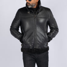 Load image into Gallery viewer, Lambskin Shearling Aviator Jacket
