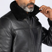 Load image into Gallery viewer, Lambskin Shearling Aviator Jacket
