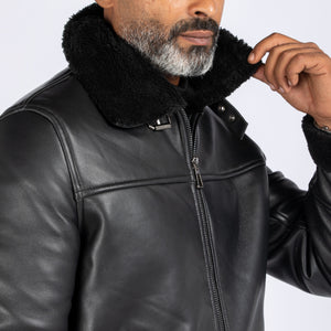 Lambskin Shearling Aviator Jacket