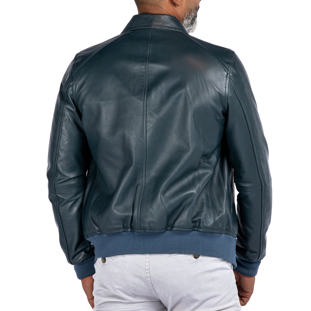 The Leather Bomber Jacket – Lambskin Edition
