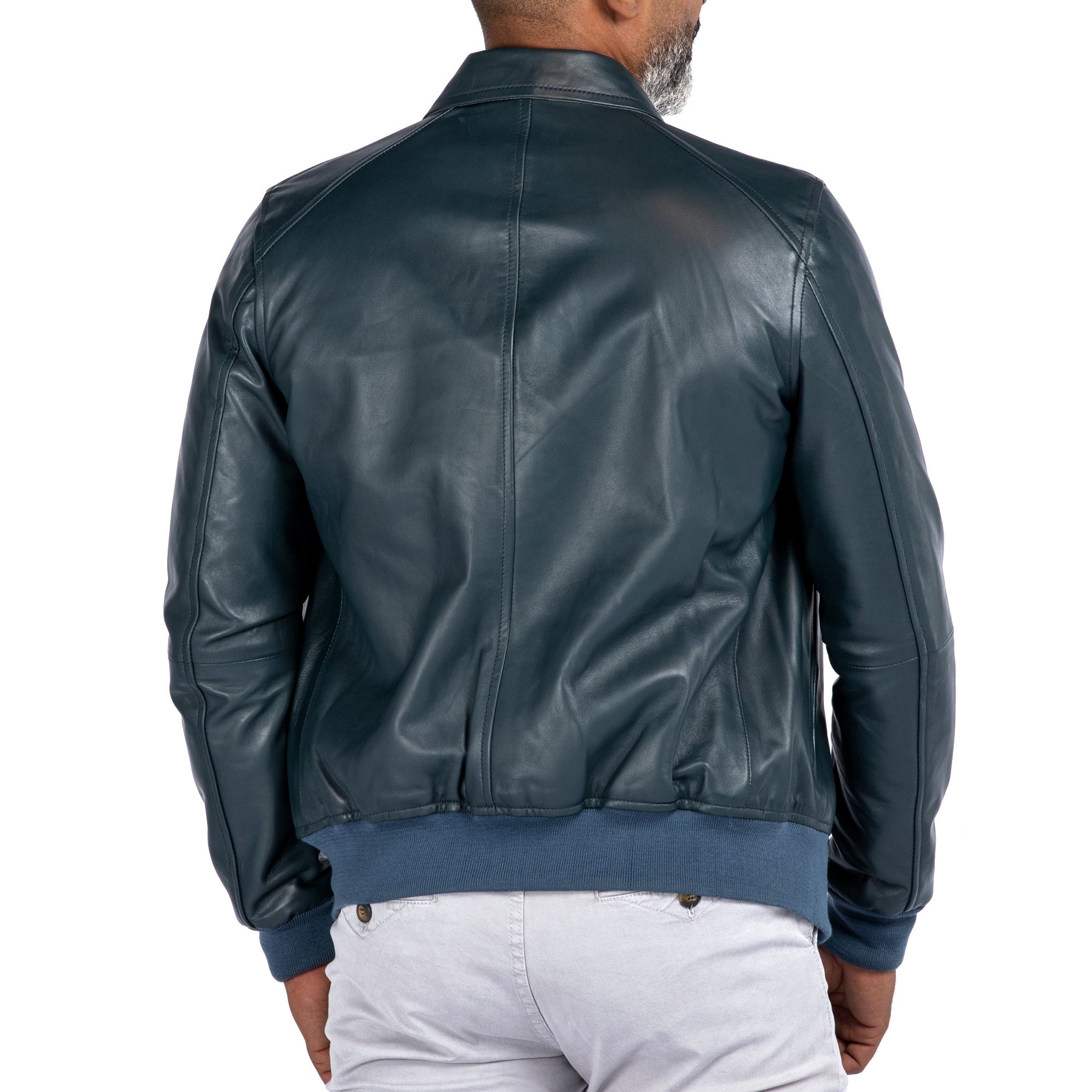 The Leather Bomber Jacket – Lambskin Edition