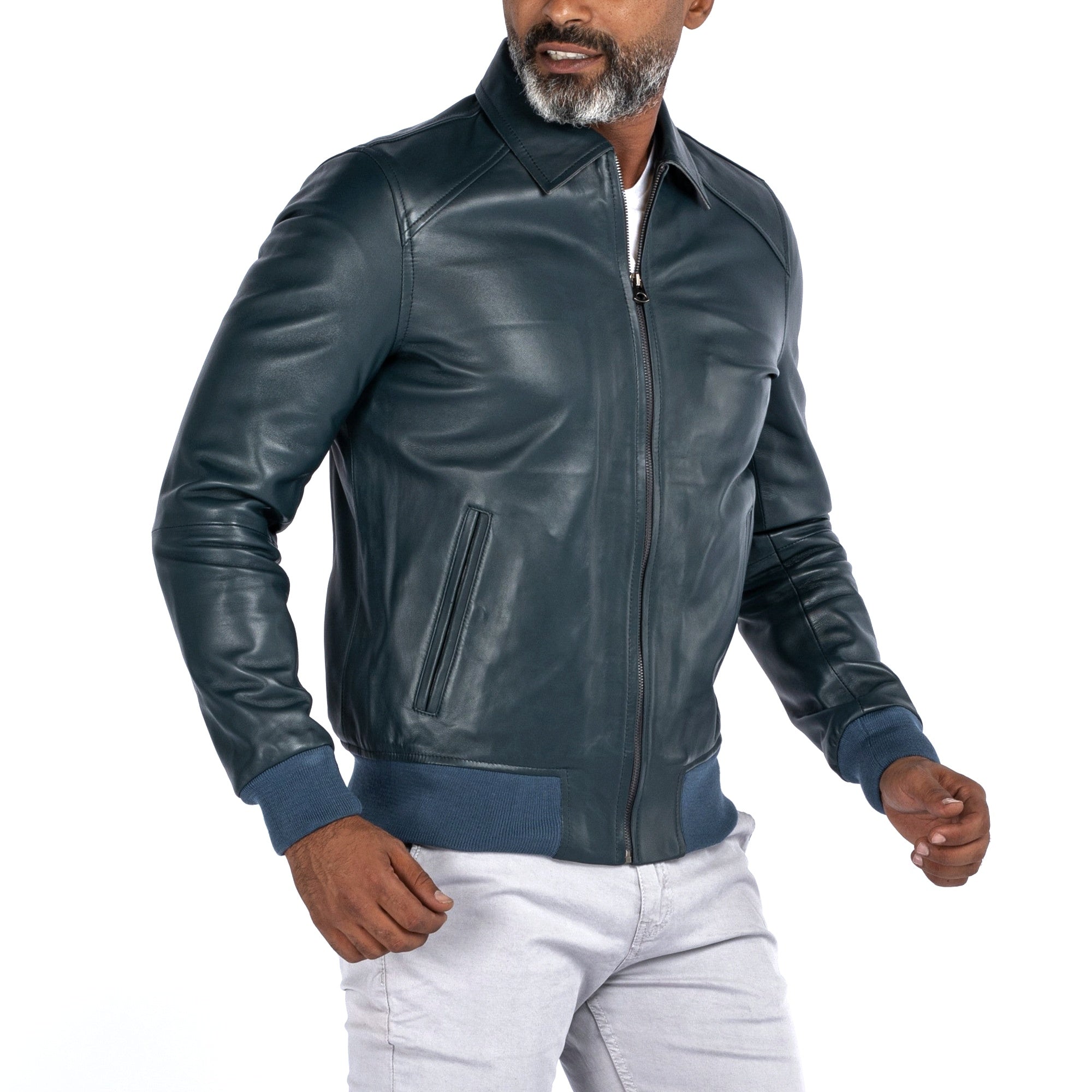 The Leather Bomber Jacket – Lambskin Edition
