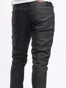 Black jeans on a white background